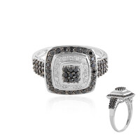 Anillo en oro con Diamante negro
