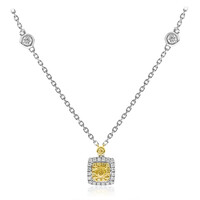 Collar en oro con Diamante amarillo SI2 (CIRARI)