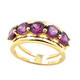 Anillo en oro con Granate Magenta (de Melo)