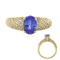 Anillo en oro con Tanzanita AAA (de Melo)