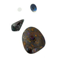 Piedra preciosa con Ópalo matrix