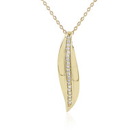Collar en oro con Diamante limpio a lupa F (LUCENT DIAMONDS)