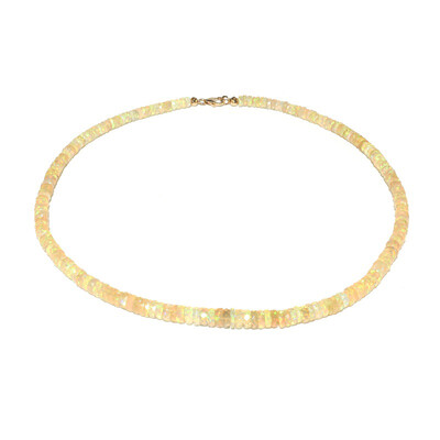 Collar en oro con Ópalo Welo AAA (AMAYANI)