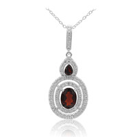 Collar en plata con Granate