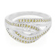 Anillo en plata con Diamante fantasía