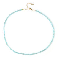 Collar en plata con Apatita azul