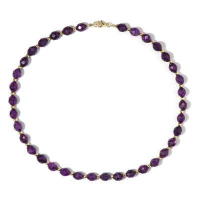 Collar en plata con Cuarzo púrpura