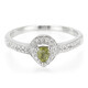 Anillo en plata con Turmalina cuprífera