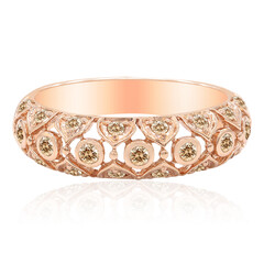 Anillo en oro con Diamante rosa de Francia SI