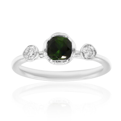 Anillo en oro con Turmalina verde (CIRARI)