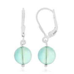 Pendientes en plata con Fluorita