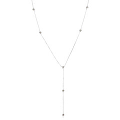 Collar en oro con Diamante champán VS1 (de Melo)