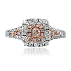 Anillo en oro con Diamante rosa I1 (CIRARI)