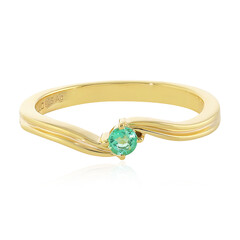 Anillo en plata con Esmeralda de Colombia
