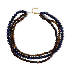 Collar en plata con Ojo de tigre