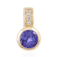 Colgante en oro con Tanzanita