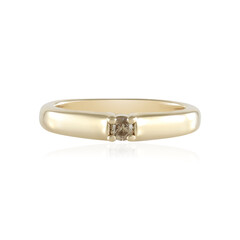 Anillo en plata con Diamante chocolate I2