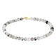 Collar en plata con Cuarzo rutilado negro