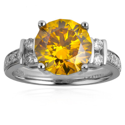 Anillo en oro con Esfalerita (AMAYANI)