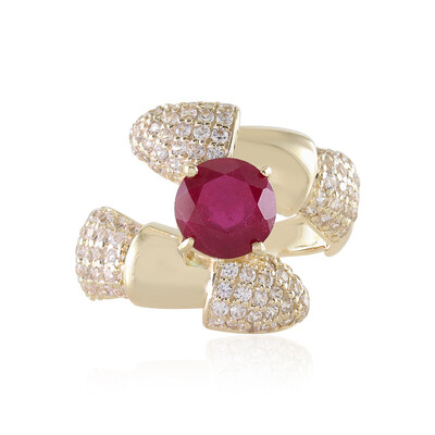 Anillo en oro con Rubí de Madagascar (de Melo)