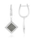 Pendientes en plata con Meteorito Aletai