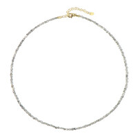 Collar en plata con Diamante plateado