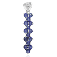 Colgante en plata con Zafiro de Kanchanaburi