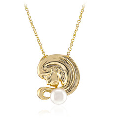 Collar en plata con Perla blanca Freshwater