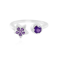 Anillo en plata con Amatista