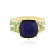 Anillo en plata con Zafiro azul de Madagascar (Adela Silber)