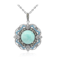 Collar en plata con Amazonita