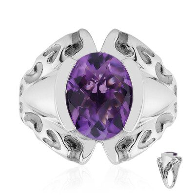 Anillo en plata con Amatista (Remy Rotenier)