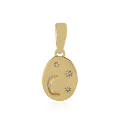 Colgante en plata con Diamante I2 (I)