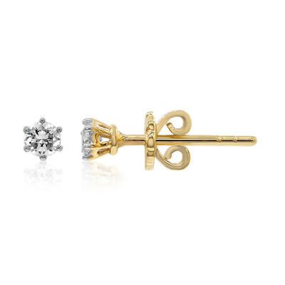 Pendientes en oro con Diamante SI1 (G) (Annette)
