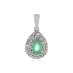 Colgante en plata con Esmeralda de Rusia