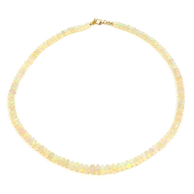 Collar en oro con Ópalo de Welo