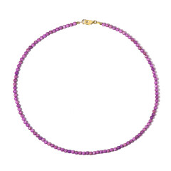 Collar en plata con Fosfosiderita