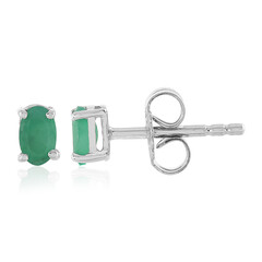 Pendientes en plata con Esmeralda de Socoto