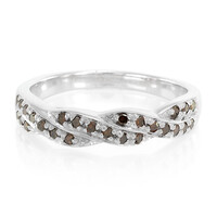 Anillo en plata con Diamante fantasía