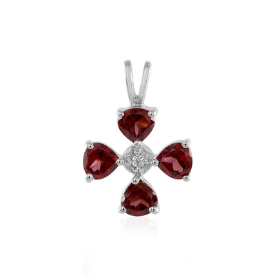 Colgante en plata con Granate de Mozambique