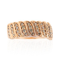 Anillo en oro con Diamante rosa de Francia de Argyle SI1