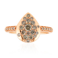 Anillo en oro con Diamante rosa de Francia de Argyle SI1