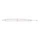 Brazalete en plata con Perla blanca Freshwater