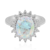 Anillo en plata con Topacio Rayo de Luna