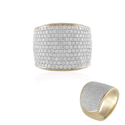 Anillo en oro con Diamante SI2 (H) (de Melo)