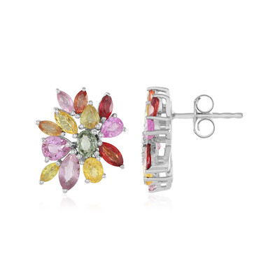Pendientes en plata con Zafiro