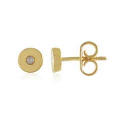 Pendientes en plata con Diamante I2 (I)