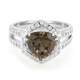 Anillo en plata con Cuarzo ahumado (Jahdo)