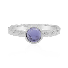 Anillo en plata con Iolita