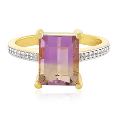 Anillo en plata con Ametrino